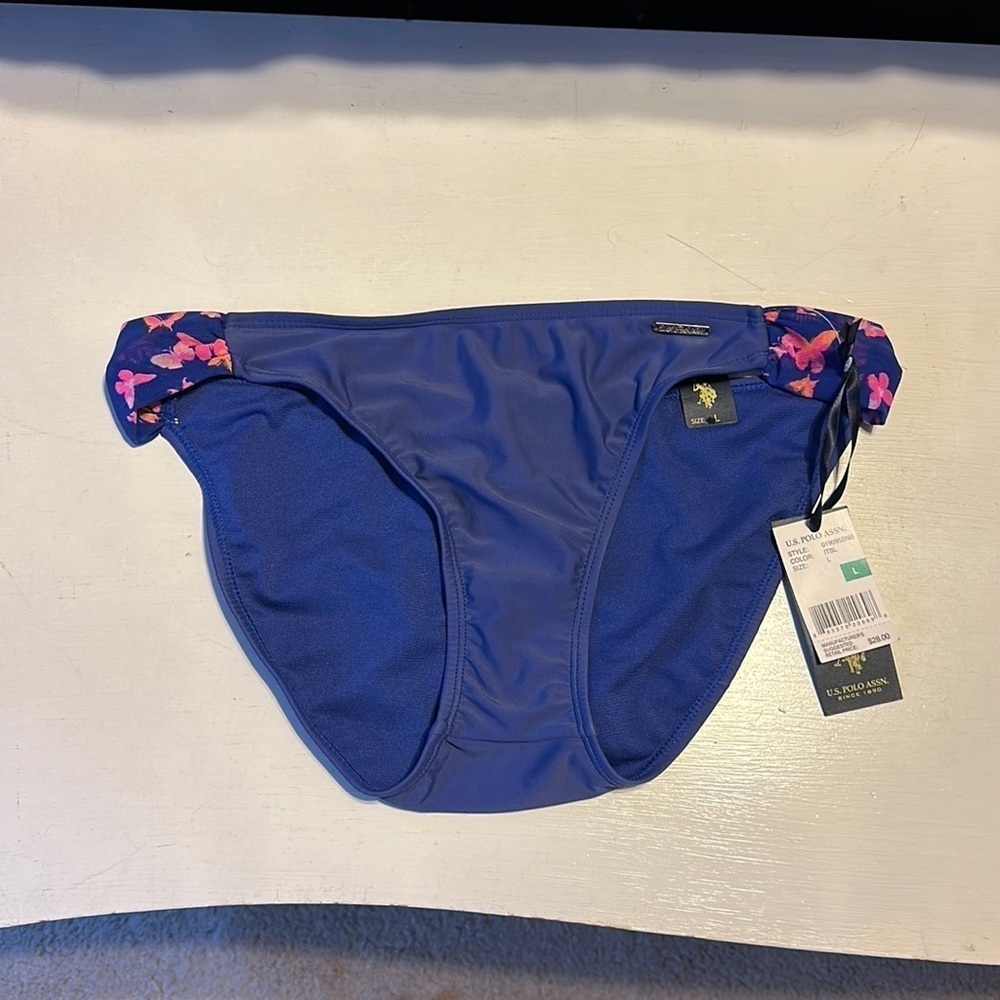 Us Polo Assn. women’s NWT bikini bottom; size large